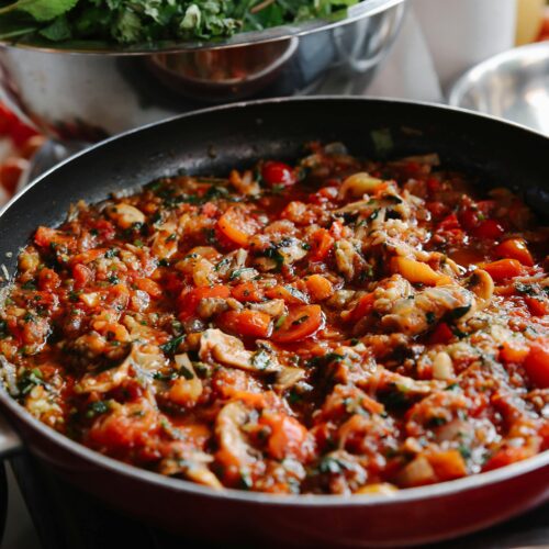 Mediterranean Mushroom Sauce Recipe
