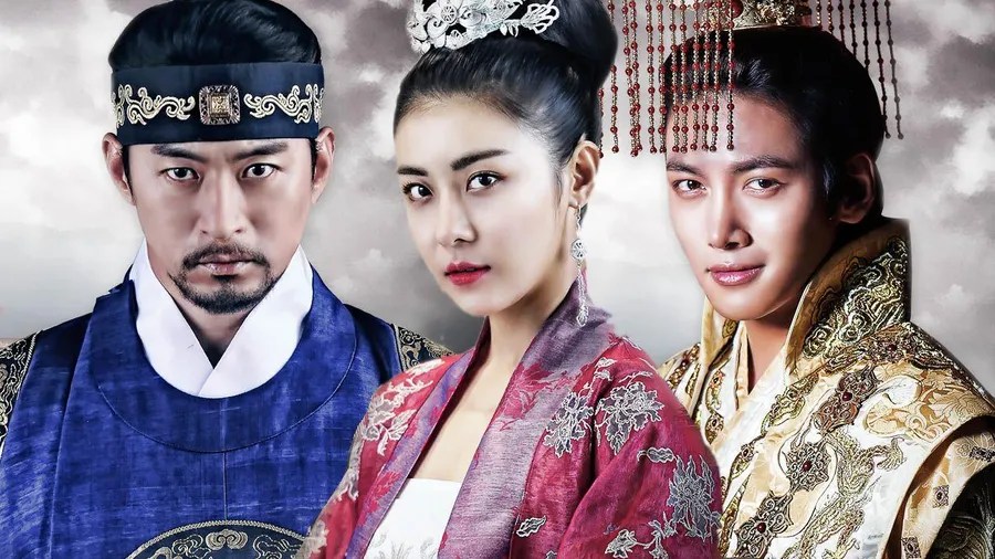 Empress Ki K-drama actors Ha Ji-won, Joo Jin-mo and Ji Chang-wook in character