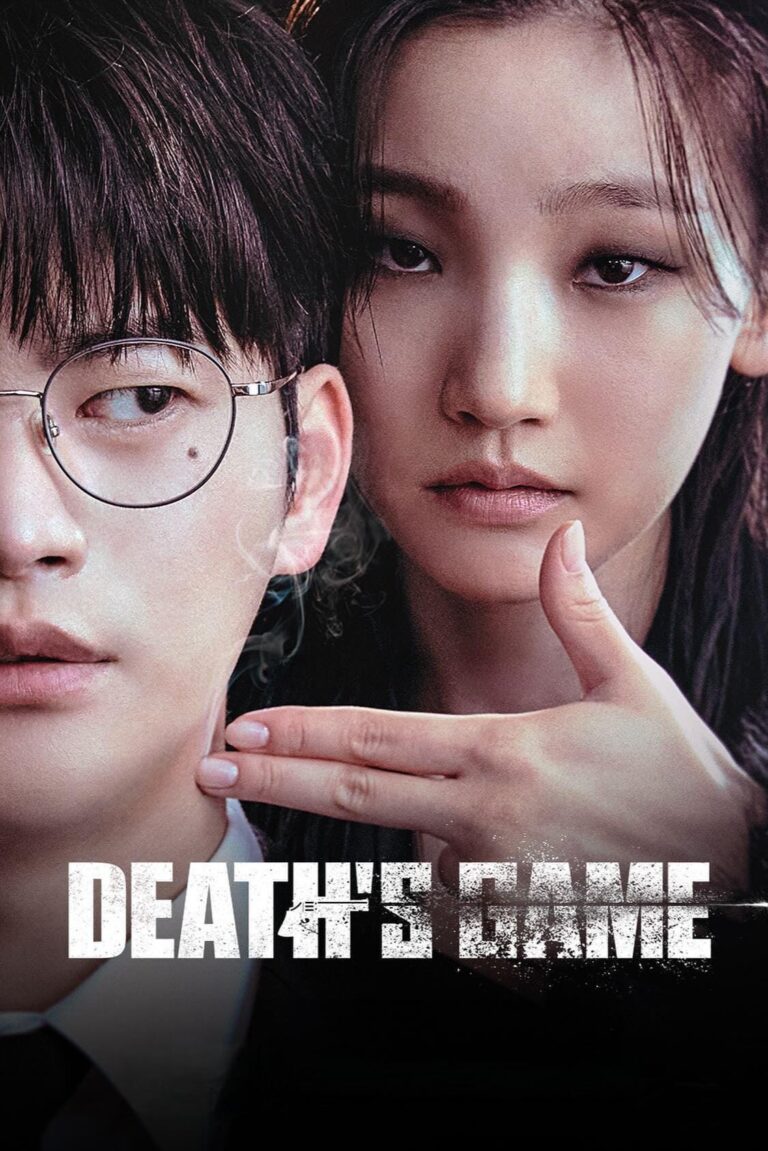 Death's Game K-drama poster featuring Seo In-guk as Choi Yi-jae and Park So-dam as Death