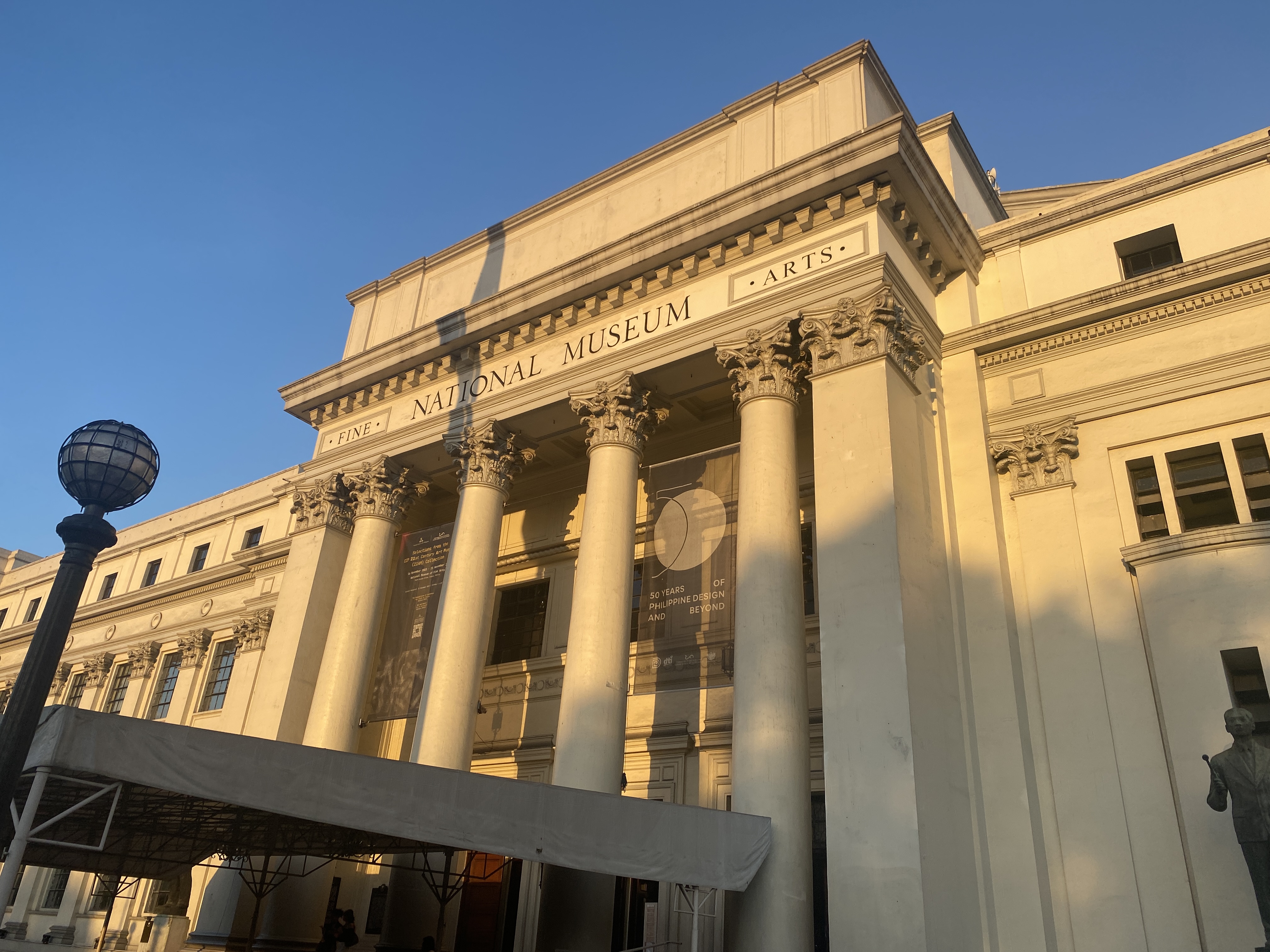 Facade of the National Museum of Fine Arts building in Manila