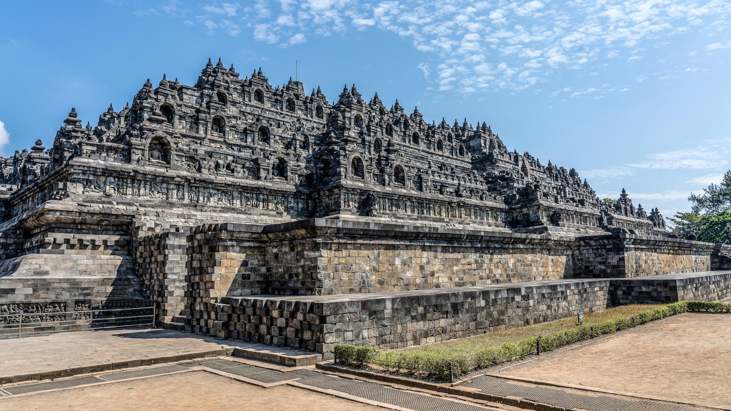Borobudur Temple in Java on an Indonesia travel itinerary