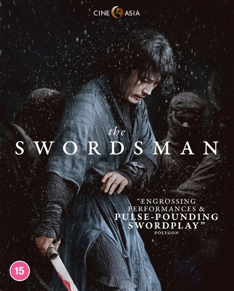 The Swordsman Korean movie poster showing Jang Hyuk as Tae-yul in the rain