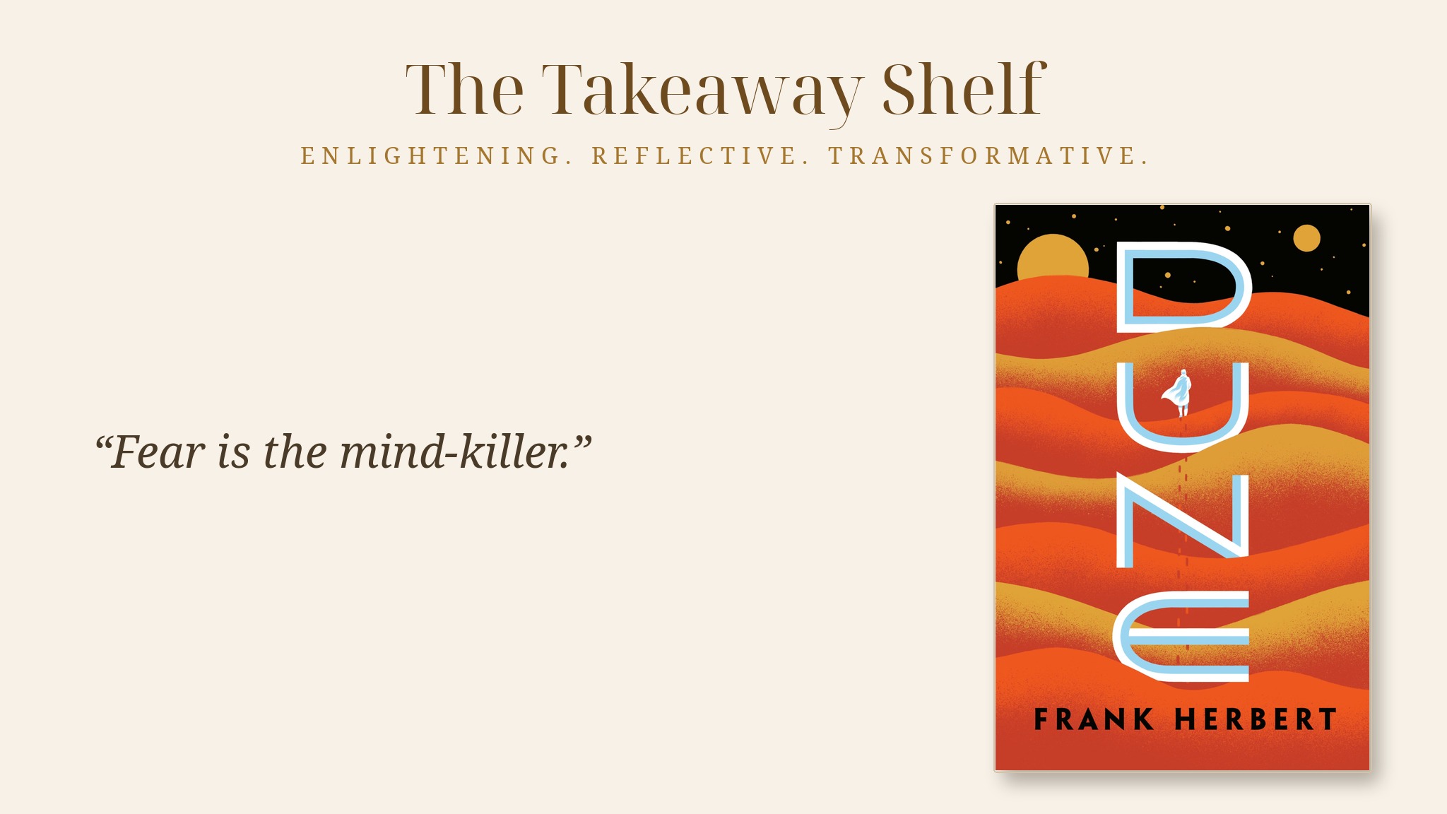 Dune by Frank Herbert — The Takeaway Shelf